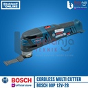 Bosch Mesin Oskilasi GOP 12V-28 Oscillating Cutter Multi Tool Cordless 12 Volt SET 3 AH Charger Baterai