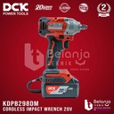 DCK Mesin Impact Wrench Baterai KDPB298 Z 1/2 Inch Cordless Brushless 20V KDPB 298 Z KDPB298Z