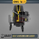 Deli Line Laser Levelling 3 Line EDL332303 Meteran Garis Level 3