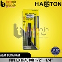 Hasston Prohex Alat Buka Drat Pipa Kran Patah 1/2" - 3/4" Pipe Extractor 3799-200