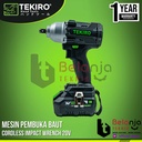 Tekiro Impact Wrench Cordless 20V XV 1/2 Inch Brushless Mesin Buka Baut CD-IW2181
