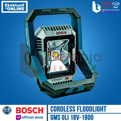 Bosch Senter Lampu Sorot Baterai GLI 18V-1900 C Floodlight Cordless Unit Only