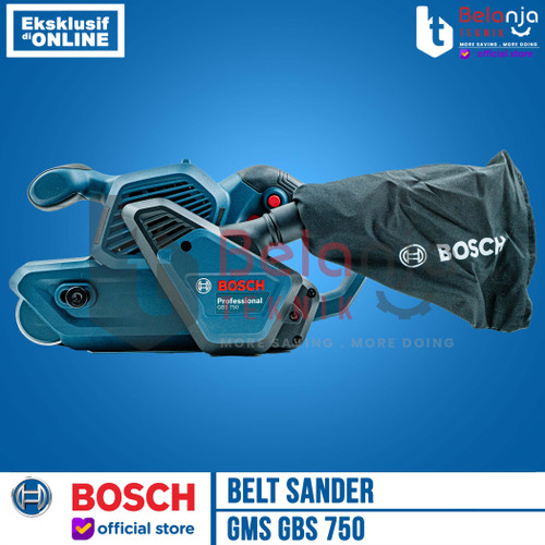 Bosch Mesin Amplas Listrik GBS 750 Belt Sander 850 Watt Variable Speed