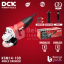 DCK Mesin Gerinda Tangan 4 Inch KSM14-100 A Angle Grinder 800 Watt 4" KSM 14 100A