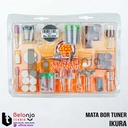 Ikura Mata Bor Tuner Hobby Craft Mini Grinder 105 Pcs Rotary Tool Set