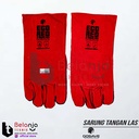 Gosave Sarung Tangan Las Kulit Merah 14 Inch Welding Glove Anti Panas