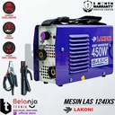 Lakoni Mesin Travo Las Basic 124iXS 450 Watt Welding Las Trafo 120 A