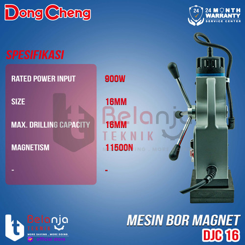 Dongcheng Mesin Bor Magnet DJC 16 900 Watt Magnetic Drill DJC16 16 MM
