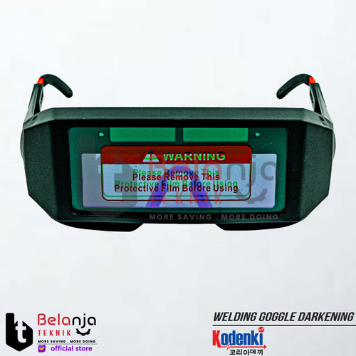 Kodenki Kacamata Las Otomatis Gelap Darkening Kaca Mata Las Auto Dark
