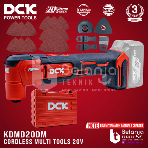 DCK Multi Tools Oscilating Corldess KDMD20DM Mesin Oskilasi KDMD 20 Unit Only