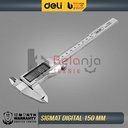 Deli Jangka Sorong Digital 6" Sketmat Sigmat Digital Vernier Caliper