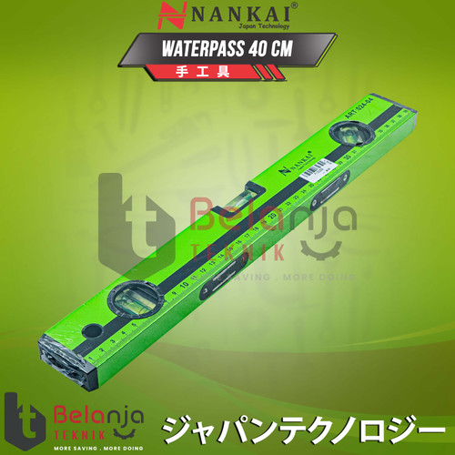 Nankai Penggaris Waterpass Magnet 40 Cm Penggaris Ukur Akurat 40Cm