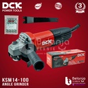 DCK Mesin Gerinda Tangan 4 Inch KSM14-100 A Angle Grinder 800 Watt 4" KSM 14 100A