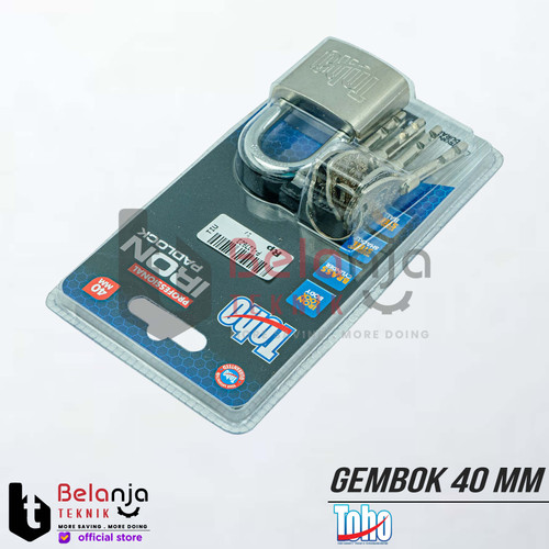 Toho Gembok Besi 40mm Pendek Gembok Rumah 40 mm Gembok Pintu Pagar