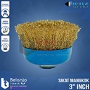 Benz Sikat Mangkok Gurinda Sikat Kawat Kuningan 3" Inch Cup Brush 3