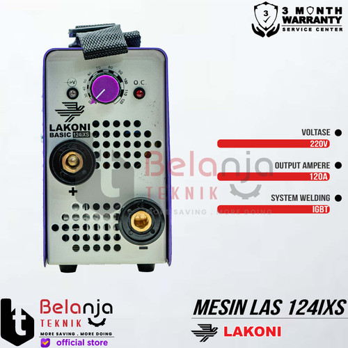Lakoni Mesin Travo Las Basic 124iXS 450 Watt Welding Las Trafo 120 A