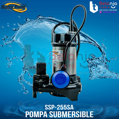 Mitsubishi Pompa Celup Air Kotor Limbah SSP-255SA 2Inch 250W Otomatis