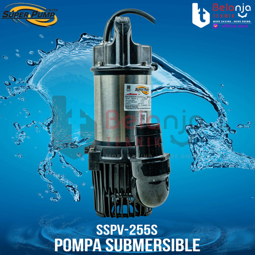 Mitsubishi Pompa Celup Air Kotor Limbah SSPV-255S 2 Inch 250W Manual