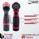 Edon Mesin Bor Impact Drill ED3-1210 Mesin Bor Baterai 12V 10MM RED