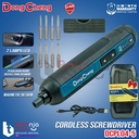 Dongcheng Screwdriver Cordless DCPL04-5 Mesin Bor Obeng 5MM 4V 2AH