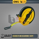 Deli Meteran Fiber Bulat 30 M Alat Ukur Akurat Fleksibel 30 Meter ABS