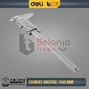 Deli Jangka Sorong Digital 6" Sketmat Sigmat Digital Vernier Caliper