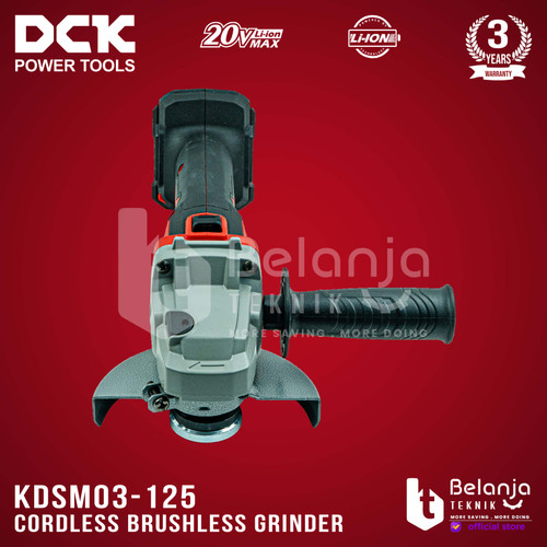 DCK Cordless Brushless Grinder KDSM03-125 5 Inch 20V Gerinda Baterai Unit Only