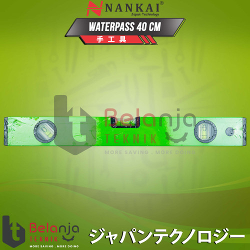 Nankai Penggaris Waterpass Magnet 40 Cm Penggaris Ukur Akurat 40Cm