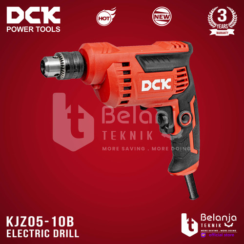 DCK Mesin Bor Tangan Listrik 10MM KJZ05-10B Electric Drill 600 Watt 10 MM KJZ 05-10B