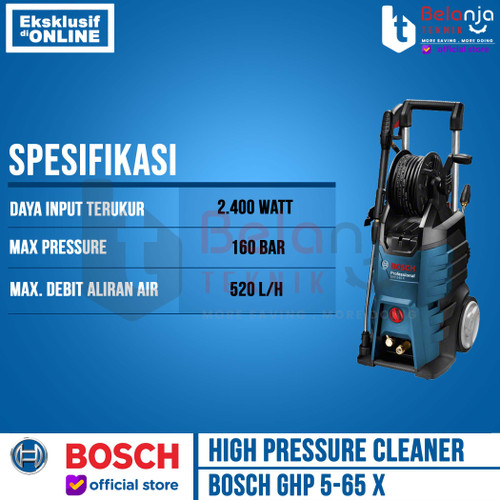 Bosch High Pressure Cleaner GHP 5-65 X Mesin Cuci Kendaraan 160 Bar