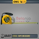 Deli Tape Measure 5 Meter Meteran 5m Alat Ukur Elastis Pengunci Manual