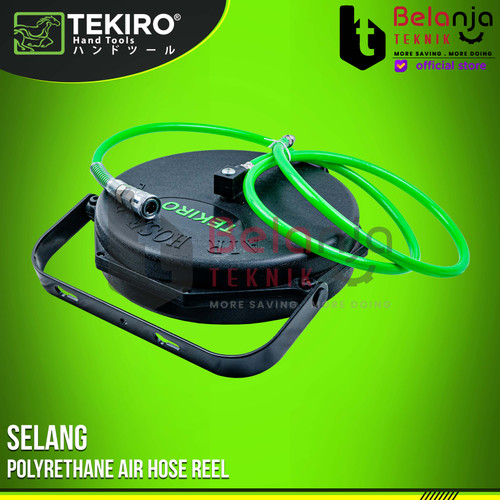 Tekiro Selang Angin Kompresor 6 m Polyurethane Air Hose Reel 200 Psi