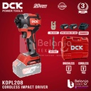 DCK Mesin Bor Obeng Baterai KDPL208 EM 20V KDPL208EM Impact Driver Cordless KDPL 208