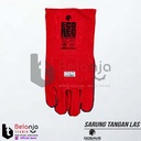 Gosave Sarung Tangan Las Kulit Merah 14 Inch Welding Glove Anti Panas