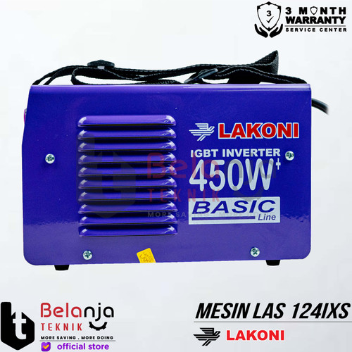 Lakoni Mesin Travo Las Basic 124iXS 450 Watt Welding Las Trafo 120 A
