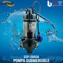 Mitsubishi Pompa Celup Air Kotor Limbah SSP-255SA 2Inch 250W Otomatis