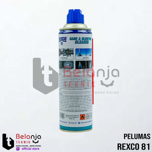 Rexco 81 Pelumas Pembersih Karburator dan Injektor Cleaner 500 ML