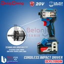 DongCheng Impact Driver Baterai DCPL208 DM Pembuka Baut Brushless 20V