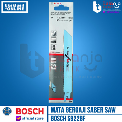 BOSCH Mata Gergaji Saber Saw Sabre Saw S922BF S 922 BF Bim Wood Metal