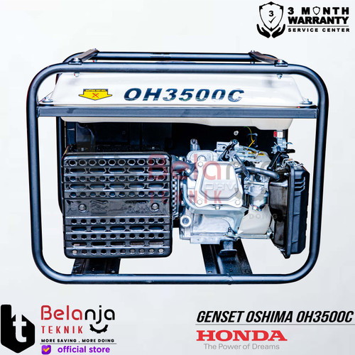 Mesin Genset Honda Oshima OH 3500 C 2000 Watt Generator Set OH3500C
