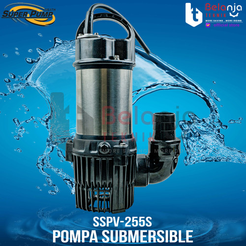 Mitsubishi Pompa Celup Air Kotor Limbah SSPV-255S 2 Inch 250W Manual