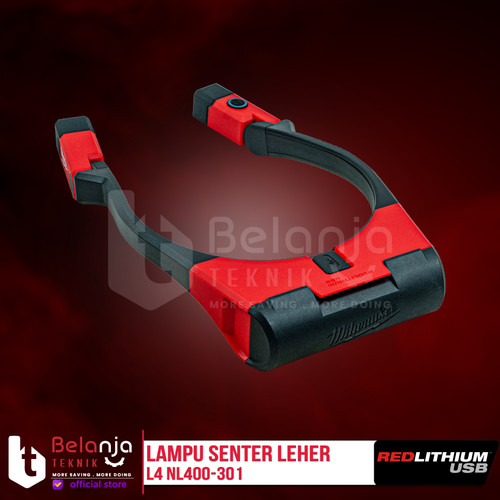 Milwaukee Led USB Neck Light L4 NL400-301 Senter Lampu Leher 400 Lumen