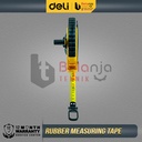 Deli Meteran Fiber Bulat 30 M Alat Ukur Akurat Fleksibel 30 Meter ABS