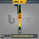 Deli Meteran Fiber Bulat 20 M Alat Ukur Akurat Fleksibel 20 Meter ABS