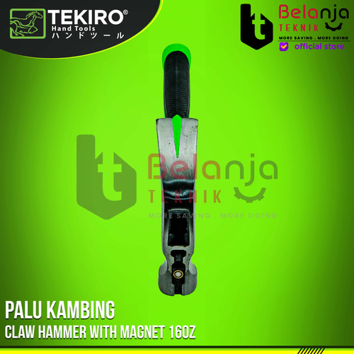 Tekiro Palu kambing 16 Oz Claw Hammer With Magnet 16Oz Palu Cabut Paku