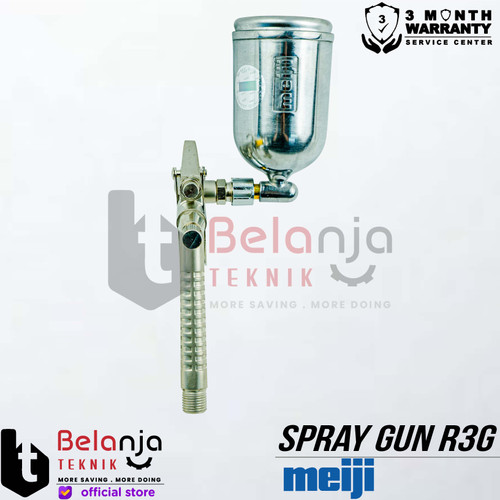 Meiji Alat Semprot Cat R3G  3800-300 Air Spray Gun Tabung Atas