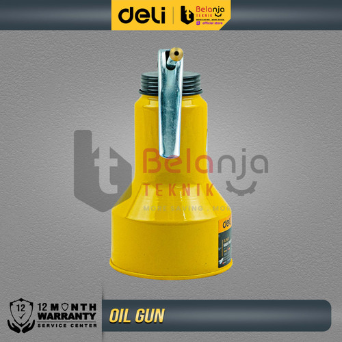 Deli Oil Gun 300 Ml Botol Pompa Oli Pelumas Penyemprot Oli Can Metal