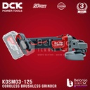 DCK Cordless Brushless Grinder KDSM03-125 5 Inch 20V Gerinda Baterai Unit Only