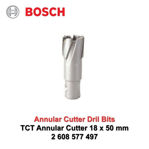 Bosch Annular Cutter TCT 18MM Mata Jet Broach Bor Magnet 18 X 50 MM