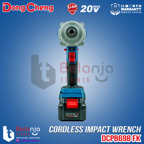Dongcheng Impact Wrench Cordless DCPB698FK 1/2 Inch Mesin Pembuka Baut Baterai 20V DCPB 698 FK DCPB698 FK
